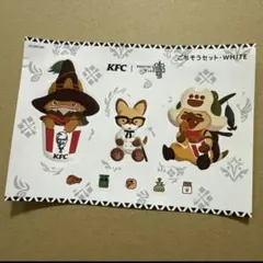 《24h以内発送　送料無料》 モンスターハンター ケンタッキー コラボステッカー