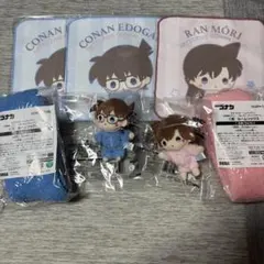 名探偵コナン　セガラッキーくじ　もこもこリラックスタイム　江戸川コナン 毛利蘭