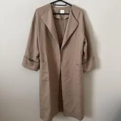 spick&span ベージュ　ウール　ガウン　コート　ジャケットのサムネイル