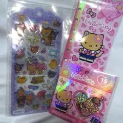 サンリオ キティ シール　日焼けキティ　日焼けギャル　サンリオキャラクターズ