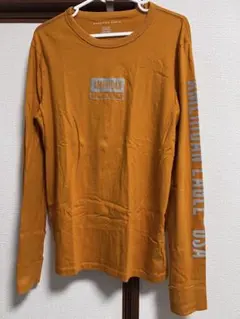 AMERICAN EAGLE 長袖カットソー XS オレンジ