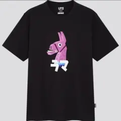 UNIQLO UT Fortnite ラマ Tシャツ ブラック