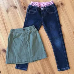 キッズ　女の子ボトムスセット