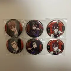 ツイステ　缶バッジ　リドル・ローズハート　トレイ・クローバー　エース・トラッポラ