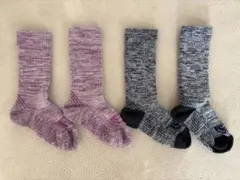 North Face ノースフェイス キッズ トレッキング スキー 靴下 2足組