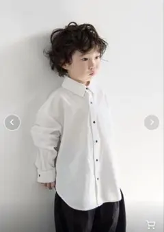 美品130cmローリーズファーム　コットンシャツ