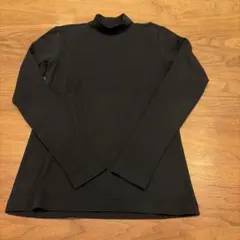 タートルネック 黒 綿