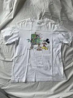 ユニクロ　ミッキー 白Tシャツ 150