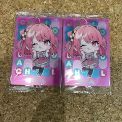 のあさんウエハース カラフルピーチ ウエハース [13.のあ(デフォルメイラストカード