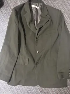 オリーブグリーン テーラードジャケット