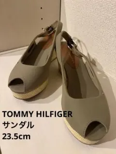 【美品】Tommy Hilfiger オリーブグリーン サンダルのサムネイル