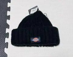 Dickies 니트 캡 블랙 신품 얕은 타입 비니