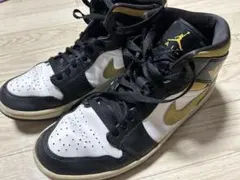 Air Jordan ハイカットスニーカー ブラック/イエロー