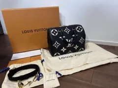 ルイヴィトン スピーディ・バンドリエール25 バイカラーモノグラムアンプラント