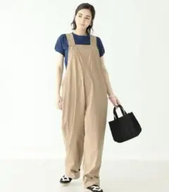 ビッケ様専用 BEAMSBOY コットンポプリン ユーロワークオーバーオール