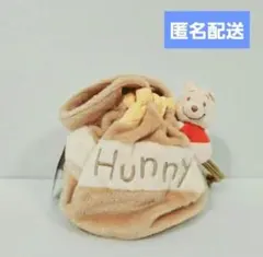 ほっこりハニー ふわふわハニーポットバッグ 巾着 ポーチくまのぷーさん①