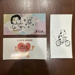 M!LK LOVE ENG!NE ステッカー ミニアルバム