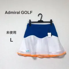 未使用 Admiral GOLF★レイヤーメッシュフレアスカート Lのサムネイル