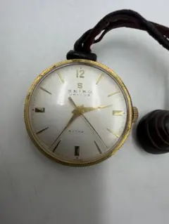 美品セイコー ユニーク 17石 OH済み SEIKO ベルト新品24時間稼働品 