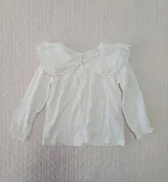 ever closet セーラーカラー ブラウス ホワイト 100