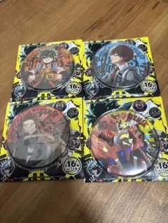僕のヒーローアカデミア　缶バッジ　4種セット　レアあり