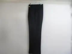 ブラック ストレートレッグ スラックス　ウエスト約82cm