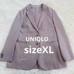 未使用 洗える UNIQLO 感動ジャケット リラックスフィット ベージュ XLのサムネイル