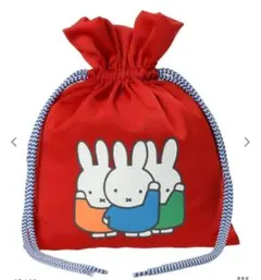 miffy　ポーチ　ミッフィー　巾着　新品未使用　赤