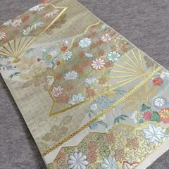 袋帯リメイク 豪華な金糸を織り込んた桜柄のテーブルランナー - メルカリ