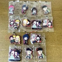 新品 未使用 未開封 鬼滅の刃 ラバー ストラップ まとめ売り 14点 セット