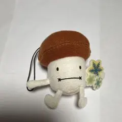 ドコモダケ ぬいぐるみ ストラップ 雪の結晶