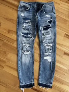 ZARA ダメージデニム⭐︎⭐︎USA31 MーL