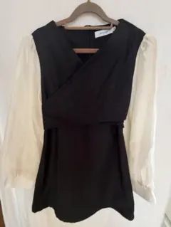 ガーリードール　膝丈春ワンピース　Mサイズ