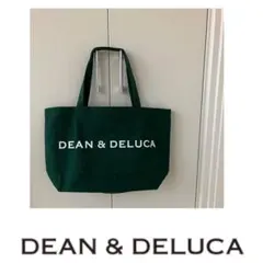 新品DEAN&DELUCAトートL グリーン内ポケつき　匿名配送
