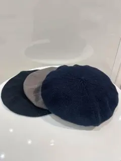 ワイズ コットン ベレー帽 ブラック y's beret