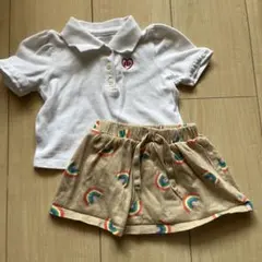 ギャップ　ポロシャツ　キュロット