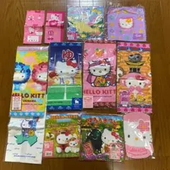 未使用 ハロー キティ タオル ハンカチ セット サンリオ キティちゃん