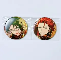 あんさんぶるスターズ　あんスタ　缶バッジ　紅月　蓮見敬人　鬼龍紅郎