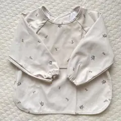 PUPPUPO 밀 에이프런 롱 슬리브 올리브 x 베이지