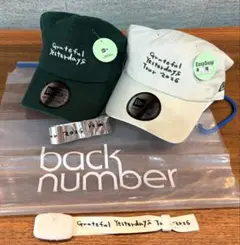 backnumber NEW ERA ベースボールキャップ 2点セット - メルカリ
