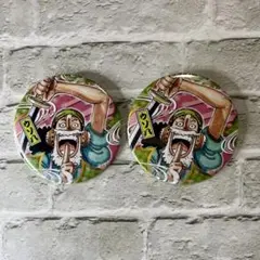 ONEPIECE コレクション缶バッジ HEROS 麦わらの一味 ワノ国 ウソ八