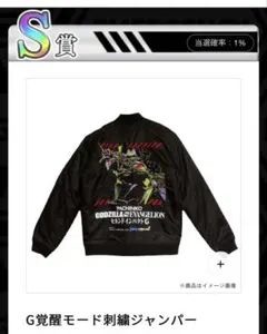 エヴァンゲリオン ゴジラ パチンコ オンラインくじ S賞 刺繍ジャンパー エヴァンゲリオン ゴジラ パチンコ オンラインくじ S賞 刺繍ジャンパー