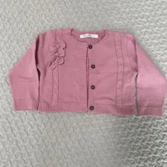 familiar 80 ピンクカーディガン