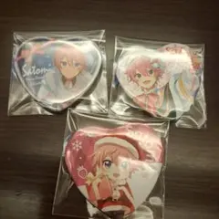 すとぷり ハート型缶バッジ さとみ ②