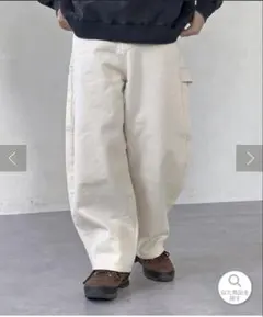 試着のみ　カーブペインターデニムパンツのサムネイル
