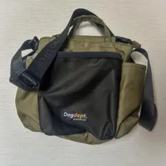DOGDEPTドッグデプト　お散歩バッグ　グリーン　Mサイズ