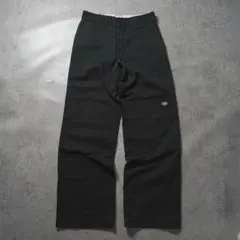 Dickies ダブルニーワークパンツ ルーズフィット ブラック ストレートのサムネイル