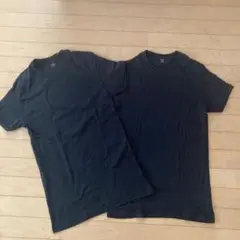 GUNZE YG 黒綿Tシャツ　2枚セット