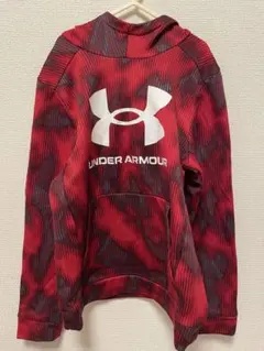 UNDER ARMOUR レッドカモフラパーカー 150