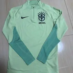 NIKE ブラジル代表 トレーニングジャージ ハーフジップ M - メルカリ